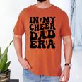 In My Cheer Dad Era Cheerleader Dad Sports Groovy Men's Comfort Colors T-Shirt Yam