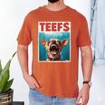 Chihuahua Teefs Top Teeth Chi Jowls Paws Dog Mom Dad Men's Comfort Colors T-Shirt Yam