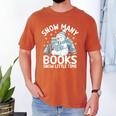 Christmas Reading Snowman So Many Books Men Women Kids Men's Comfort Colors T-Shirt Yam
