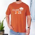 Class Of 2021 Graduation Him Her Basketball Pullover Men's Comfort Colors T-Shirt Yam