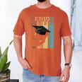 Class Of 2022 Graduation Cat Seniors Grad Men's Comfort Colors T-Shirt Yam
