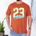 Class Of 2023 Seniors 23 Crew Senior Graduation Idea Men's Comfort Colors T-Shirt Yam