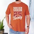 Class Of 2025 Senior 2025 Graduation 2025 Soccer Men's Comfort Colors T-Shirt Yam