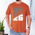 Class Of 2026 High School Senior Graduation Grey Sport Style Men's Comfort Colors T-Shirt Yam