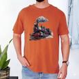 Classic Steam Train Enthusiasts Nostalgia For Train Lovers Men's Comfort Colors T-Shirt Yam