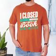 I Closed My Book To Be Here Read Readers Reader Reading Men's Comfort Colors T-Shirt Yam