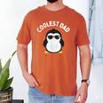 The Coolest Dad Cool Penguin By Dangerous Dad Men's Comfort Colors T-Shirt Yam The Coolest Dad Cool Penguin By Dangerous Dad Men's Comfort Colors T-Shirt Yam