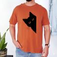 Curious Cat Peeking Sneaky Cat Cat Mom Cat Dad Men's Comfort Colors T-Shirt Yam Curious Cat Peeking Sneaky Cat Cat Mom Cat Dad Men's Comfort Colors T-Shirt Yam