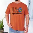 Cute Graduation Cat Masters High School T-Shirt For Men Women Kids Men's Comfort Colors T-Shirt Yam
