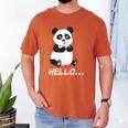 Cute Introvert Vibes – Panda Hello & Goodbye Men's Comfort Colors T-Shirt Yam Cute Introvert Vibes – Panda Hello & Goodbye Men's Comfort Colors T-Shirt Yam