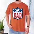Dad American Football Happy Birthday Family Matching Retro Men's Comfort Colors T-Shirt Yam Dad American Football Happy Birthday Family Matching Retro Men's Comfort Colors T-Shirt Yam