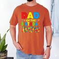 Dad Of The Birthday Boy Building Block Birthday Men's Comfort Colors T-Shirt Yam