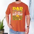 Dad Of The Birthday Boy Construction Truck Men's Comfort Colors T-Shirt Yam
