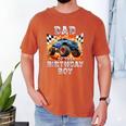 Dad Of The Birthday Boy Monster Truck Birthday Men's Comfort Colors T-Shirt Yam Dad Of The Birthday Boy Monster Truck Birthday Men's Comfort Colors T-Shirt Yam