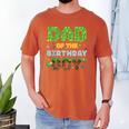 Dad Of The Birthday Boy Pixel Gamer Party Matching Family Men's Comfort Colors T-Shirt Yam