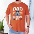 Dad Of The Birthday Boy Police Car Policeman Police Officer Men's Comfort Colors T-Shirt Yam
