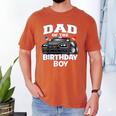 Dad Of The Birthday Boy Policeman Officer Party Men's Comfort Colors T-Shirt Yam