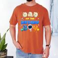 Dad Of The Birthday Boy Two The Moon Space Family Matching Men's Comfort Colors T-Shirt Yam