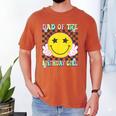 Dad Of The Birthday Girl Retro Family Matching Party Bday Men's Comfort Colors T-Shirt Yam