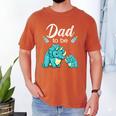 Dad To Be Dinosaur Baby Shower For Boy Men's Comfort Colors T-Shirt Yam