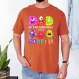 Dad Little Monster Kids 1st Birthday Party Family Monster Small Men's Comfort Colors T-Shirt Yam