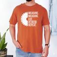 Dad Shirt Measure Cut Swear Handyman Father Day Tshirt Men's Comfort Colors T-Shirt Yam
