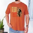 My Dad Is A Soldier Hero Proud Army Son US Military Men's Comfort Colors T-Shirt Yam