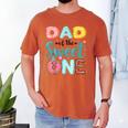 Dad Of The Sweet One 1st Birthday Girl Donut Party Men's Comfort Colors T-Shirt Yam