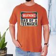 Dad Of a Teenager Official Teenager Matching Men's Comfort Colors T-Shirt Yam