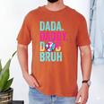 Dada Daddy Dad Bruh Baseball Drip Ice Cream Dad Bruh Men's Comfort Colors T-Shirt Yam