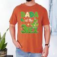 Dada Of The Three Rex Birthday Dinosaur Family Matching Men's Comfort Colors T-Shirt Yam
