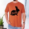 Daddy Bunny Rabbit Father Dad Easter Men's Comfort Colors T-Shirt Yam