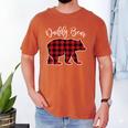 Daddy Dad Bear Pajama Red Buffalo Xmas Family Christmas Men's Comfort Colors T-Shirt Yam