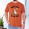 Daddy Goose On The Loose Birthday Matching Family Men's Comfort Colors T-Shirt Yam