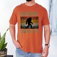 Daddy Squatch Bigfoot Dad Sasquatch Yeti Family Matching Men's Comfort Colors T-Shirt Yam