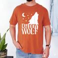 Daddy Wolf Matching Family Tribe Wolves Moon Men's Comfort Colors T-Shirt Yam Daddy Wolf Matching Family Tribe Wolves Moon Men's Comfort Colors T-Shirt Yam