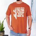 Dads Electrical Lineman Gear Husband & Lineman Wife Men's Comfort Colors T-Shirt Yam
