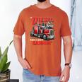 If Diesel Ain't Burnin Then I Ain't Earnin Truck Driver Dad Men's Comfort Colors T-Shirt Yam