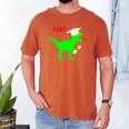 Dinosaur Rawr Diploma Grad Graduate Graduation Men's Comfort Colors T-Shirt Yam