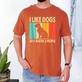 I Like Dogs And Maybe 3 People Introvert Men's Comfort Colors T-Shirt Yam I Like Dogs And Maybe 3 People Introvert Men's Comfort Colors T-Shirt Yam