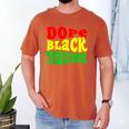 Dope Teacher African American Graduation History Month Men's Comfort Colors T-Shirt Yam