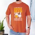 Drink Beer & Hang With My Frenchie French Bulldog Dad For Men Women Men's Comfort Colors T-Shirt Yam