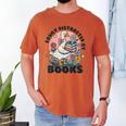 Easily Distracted By Books Read Goose Lover Bookworm Reading Men's Comfort Colors T-Shirt Yam