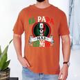 El Papa Mas Chingon Mexican Dad Husband Regalo Flag Men's Comfort Colors T-Shirt Yam