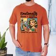 Emotionally Attached To Fictional Characters Just More Books Men's Comfort Colors T-Shirt Yam