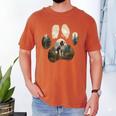 English Springer Spaniel Mountain Paw Dog Mom Dad Men's Comfort Colors T-Shirt Yam