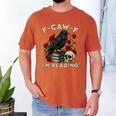 F-CAW-F I'm Reading Crow Book Lover Introvert Meme Men's Comfort Colors T-Shirt Yam F-CAW-F I'm Reading Crow Book Lover Introvert Meme Men's Comfort Colors T-Shirt Yam