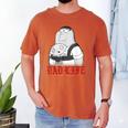 Family Guy Peter Stewie Dad Life Distressed Big Chest Logo Men's Comfort Colors T-Shirt Yam