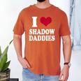 Fantasy Romantasy Book Lover I Love Heart Shadow Daddies Men's Comfort Colors T-Shirt Yam