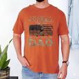 My Favorite Football Player Calls Me Dad Father's Day Men's Comfort Colors T-Shirt Yam